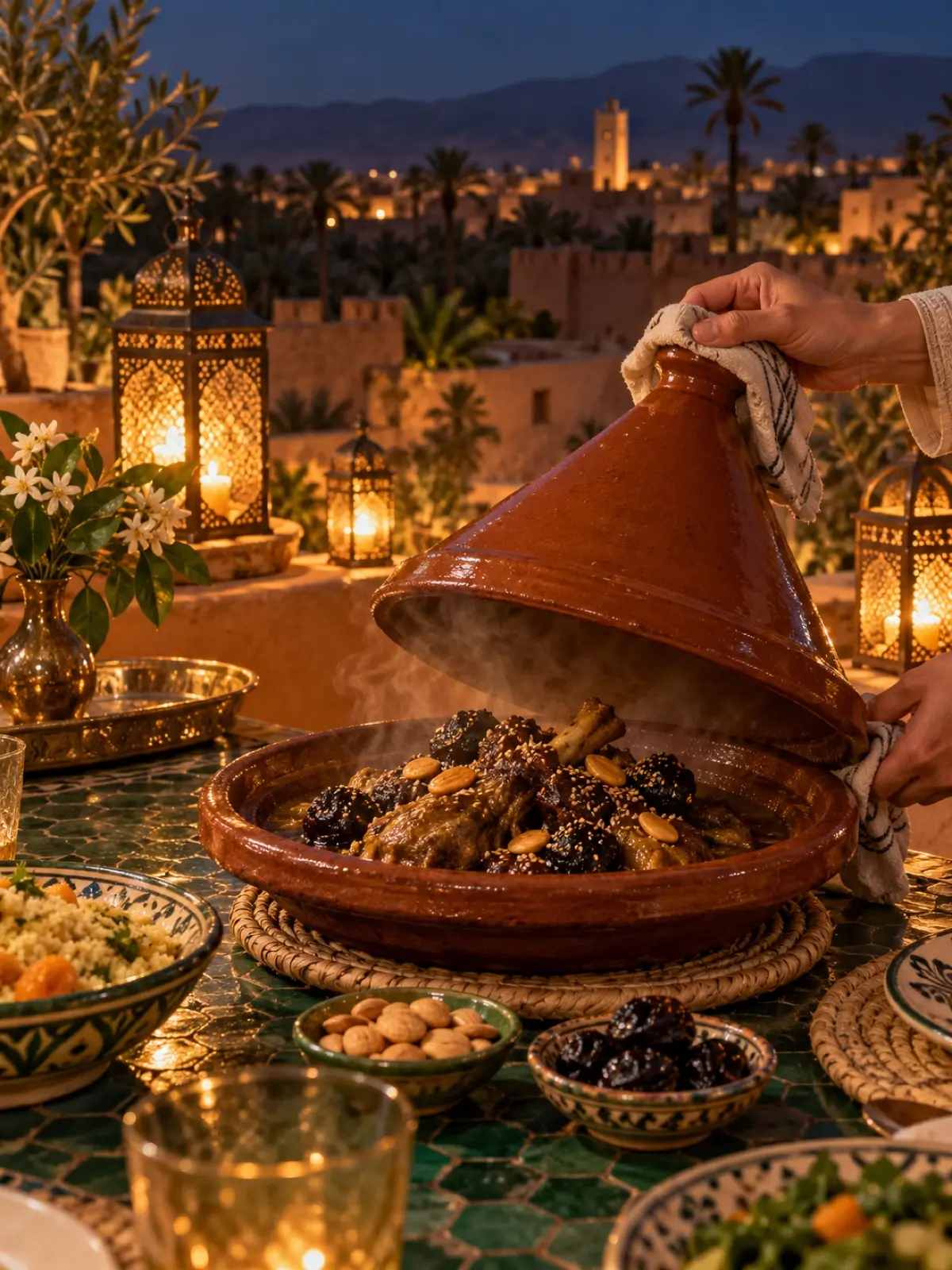 Dinner on the roof