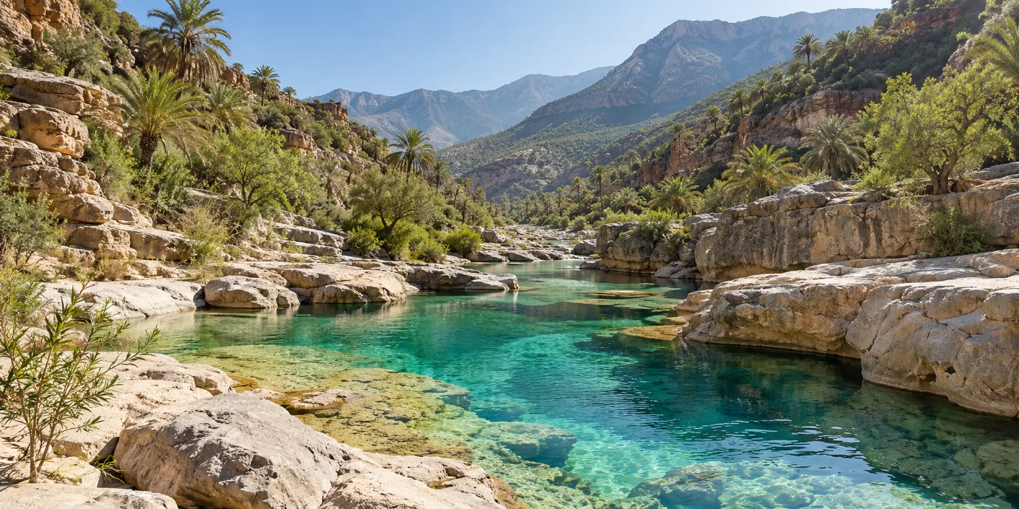 The rock pools of Paradise Valley