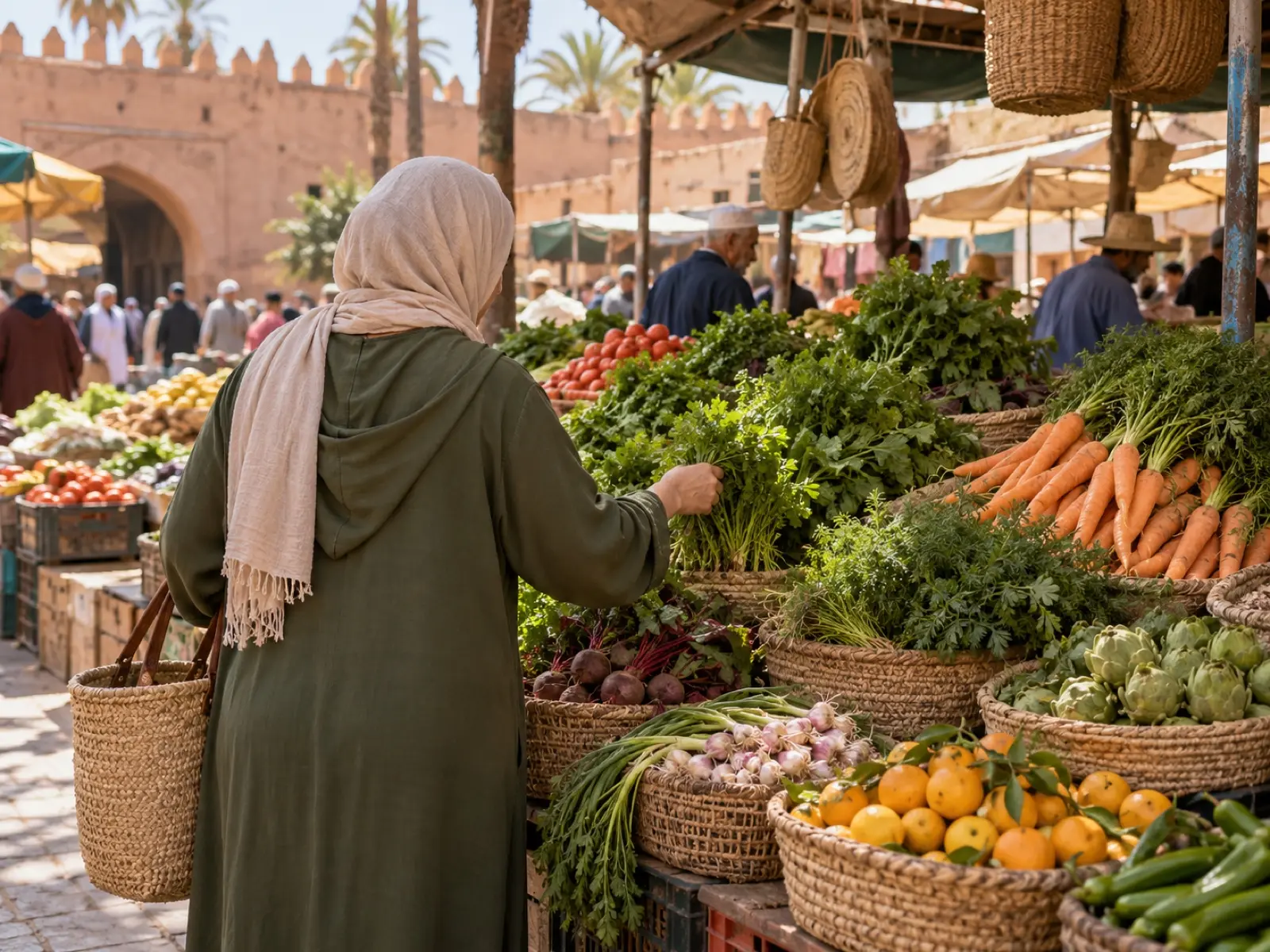 The souk with Malika